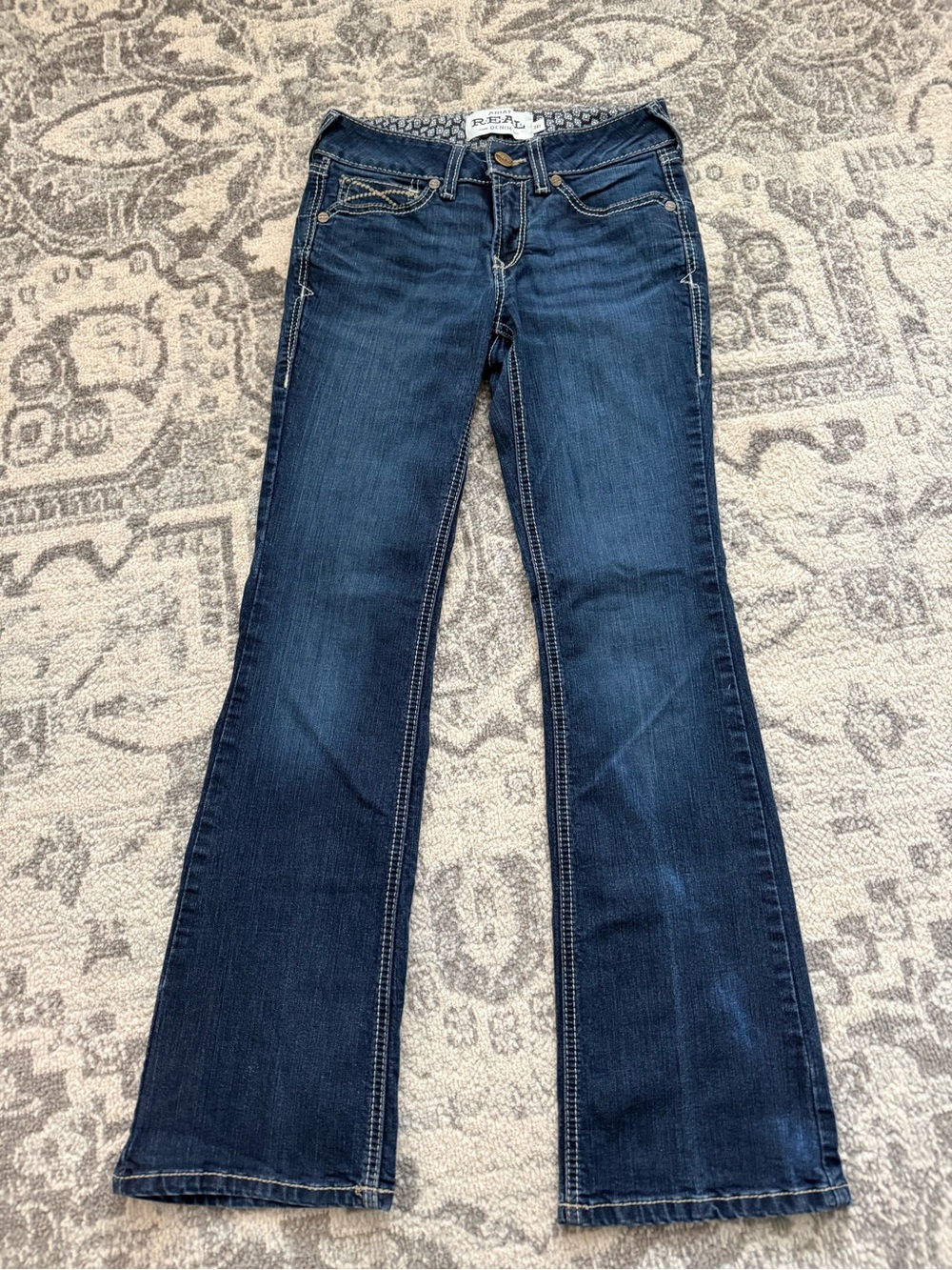 Ariat R.E.A.L. Perfect Rise Boot Dark Indigo Jeans